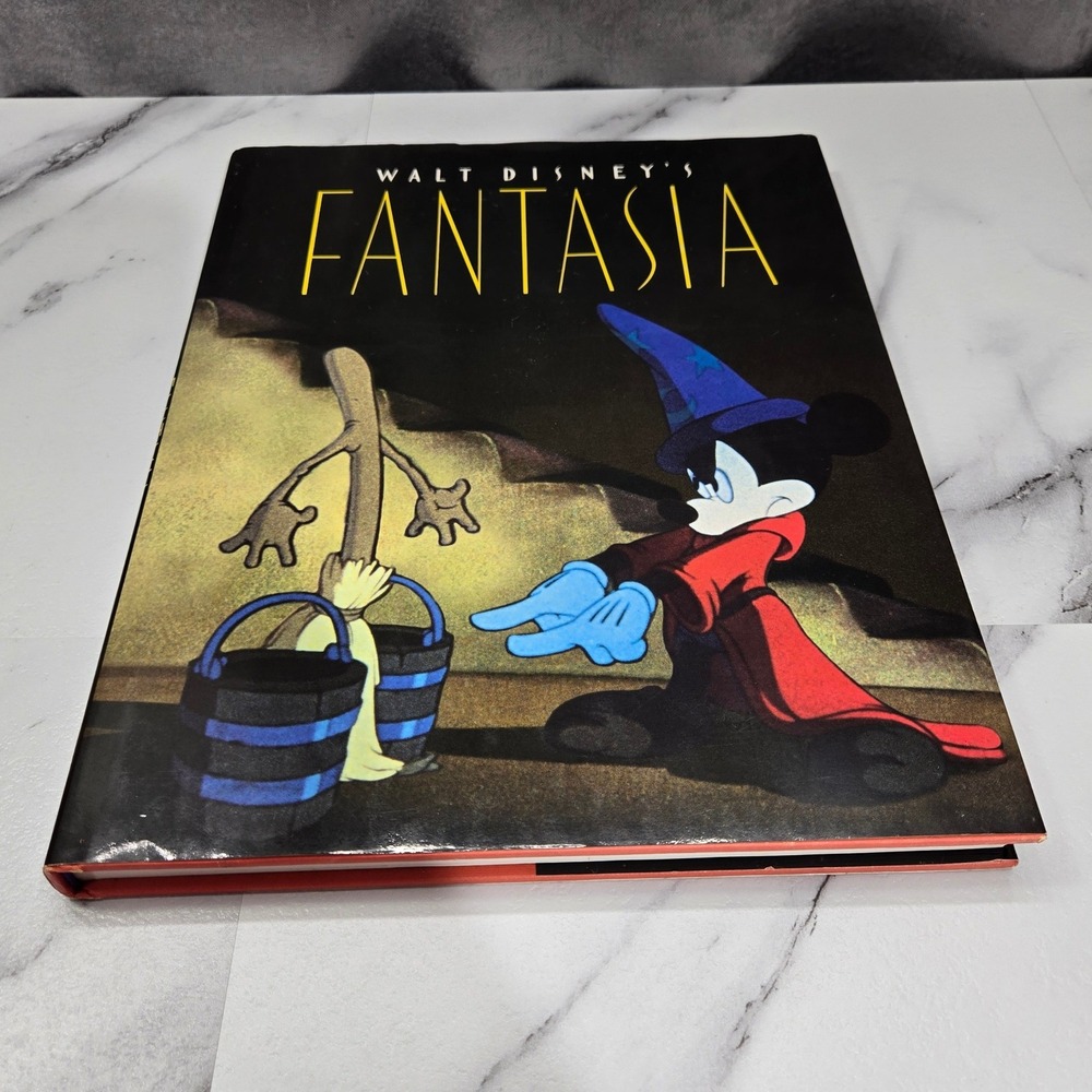 Walt Disney Fantasia Hardcover Book John Culhane 1999 Abrams Illustrated Art